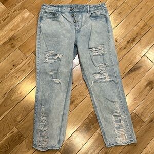 American Eagle hi-rise tomgirl jean like new